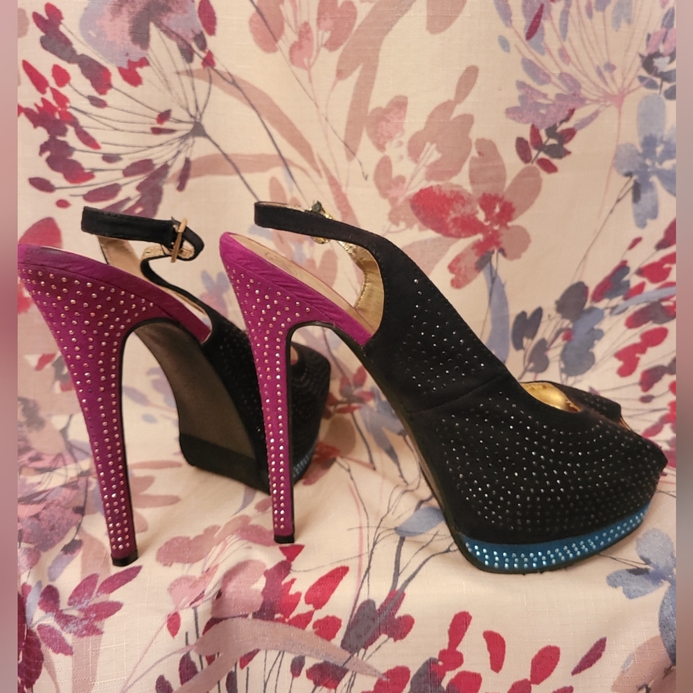 SM New York sparkle heel
